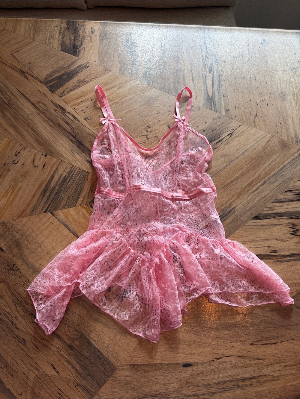 Sheer babydoll lingerie
